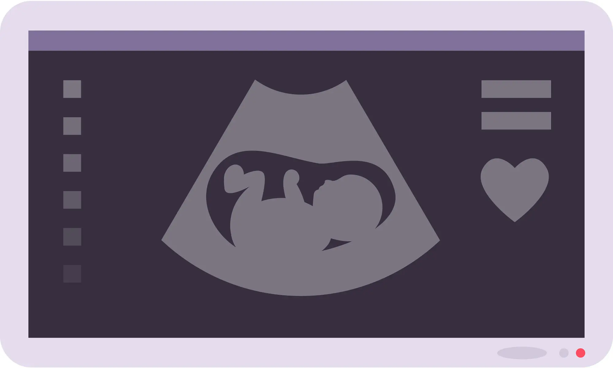 Ultraschall eines Babys als Illustration