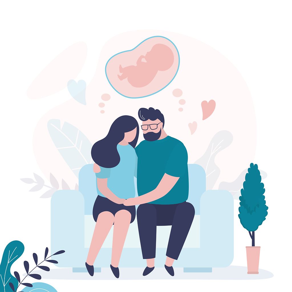 Paar mit Problemen des Fortpflanzungssystems träumt von Kind