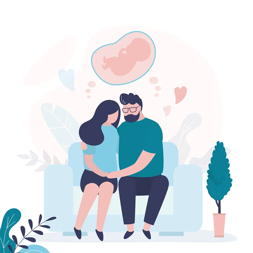 Paar mit Problemen des Fortpflanzungssystems träumt von Kind